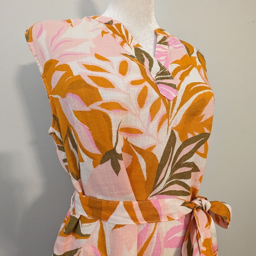 C & C California linen dress